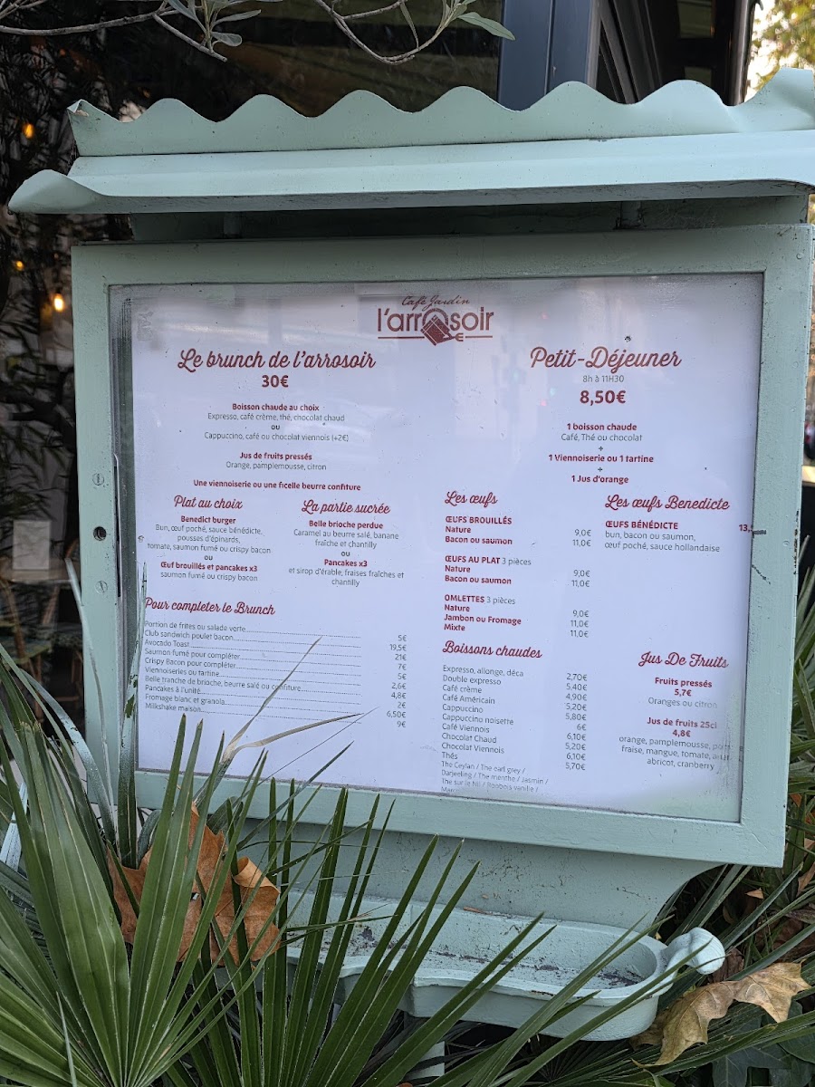 Menu Cafe Restaurant L’Arrosoir-4